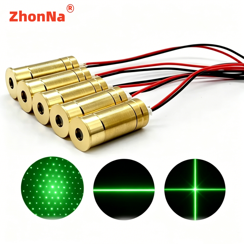 Industrial Laser Blasting - ZhonNa 532nm Green Cross Laser Module