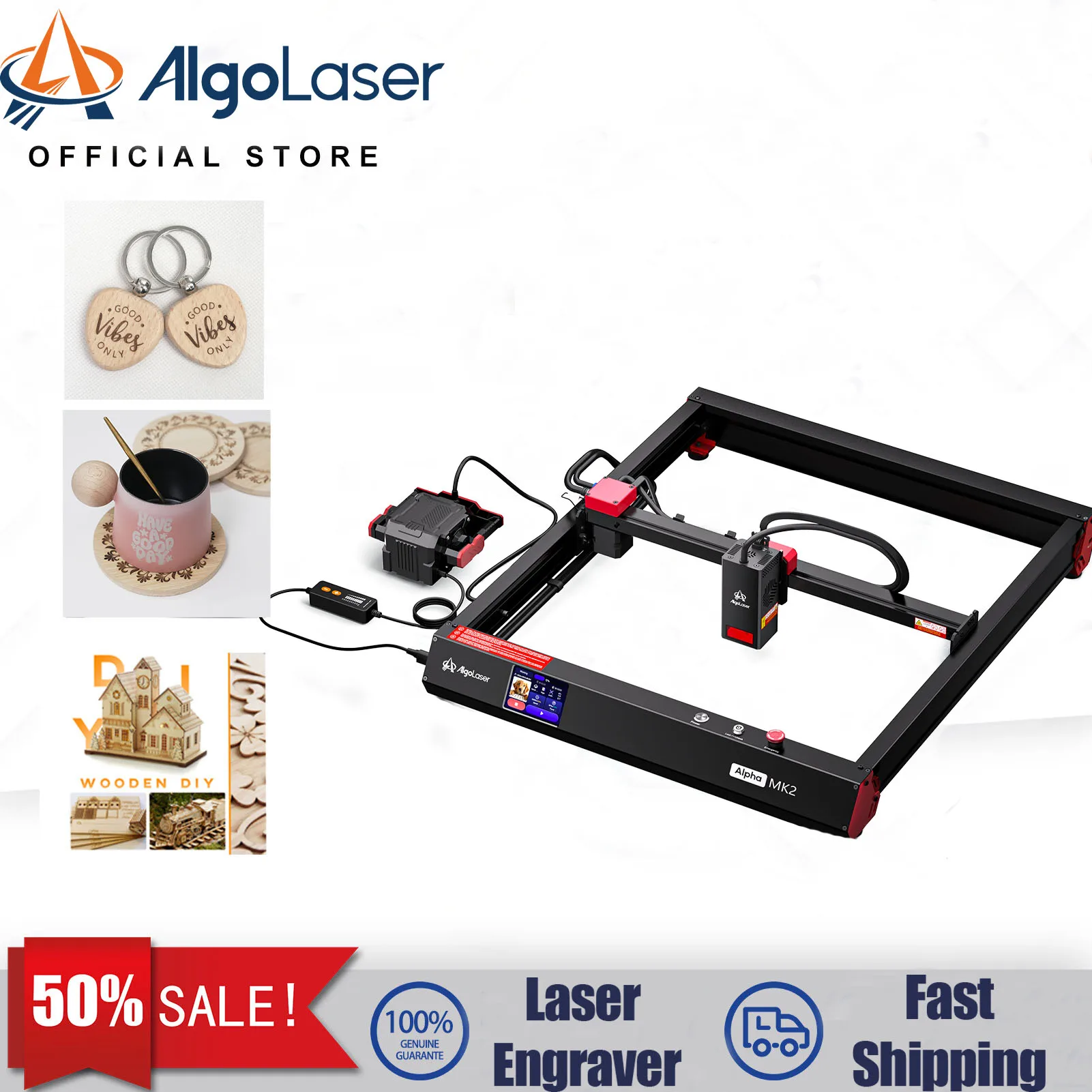Acrylic Cutting Machine - Algolaser Alpha MK2 20W Laser Engraver