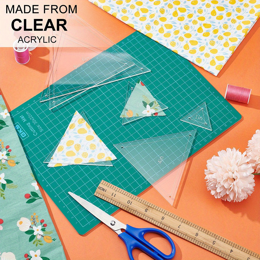 6pcs Acrylic Patchwork Triangl - Acrylic Cutting Machine recensione e prezzo