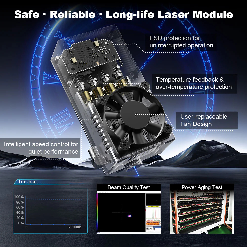 NEJE Max4 V2 E80 80W Laser Eng - Industrial Grade Laser Engraver recensione e prezzo