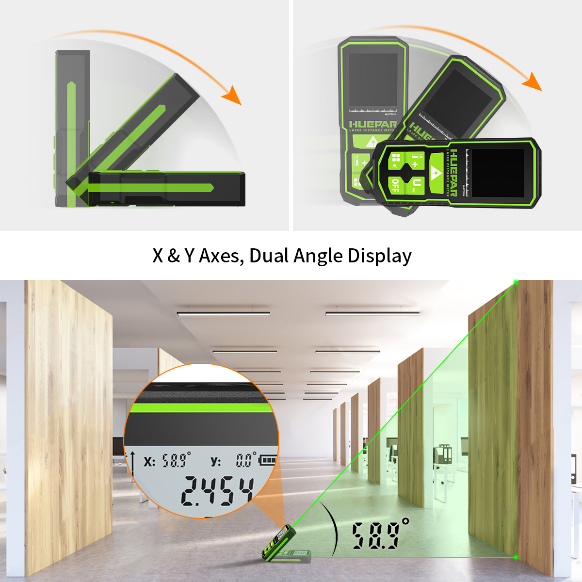 Huepar Laser Rangefinder Digit - Industrial Laser Sensor recensione e prezzo