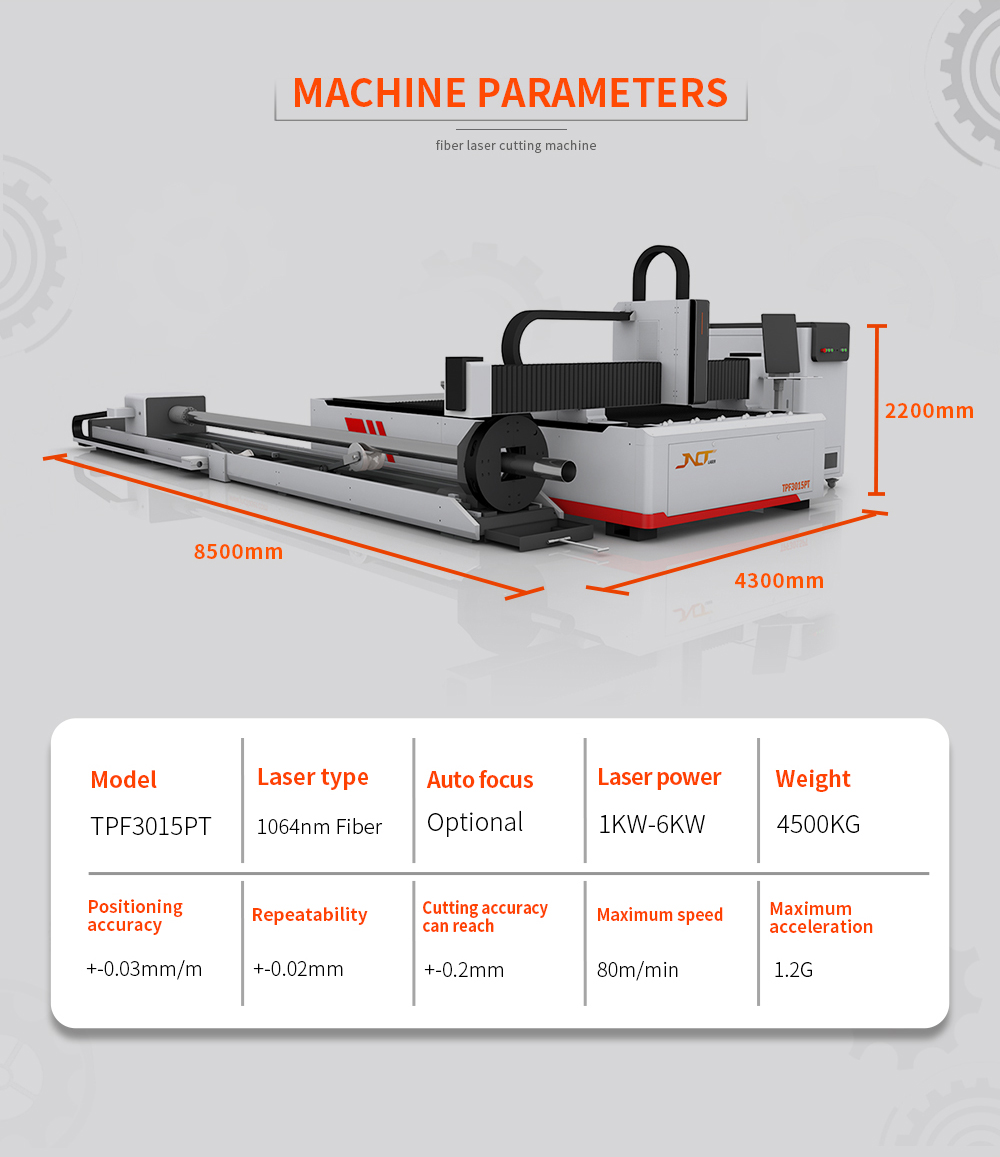 Fast Speed Laser Pipe Tube Cut - Industrial Laser Cutter Price recensione e prezzo