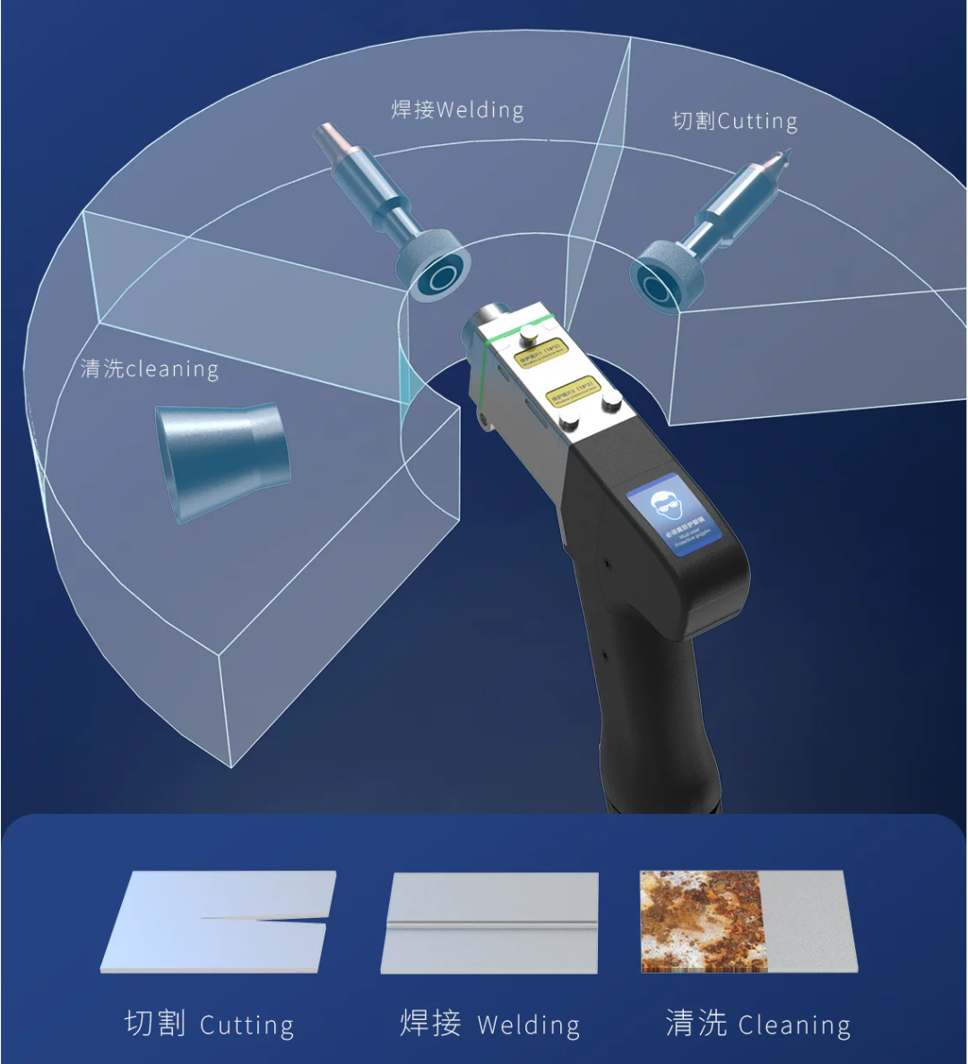 HGTECH 3-in-1 Handheld Laser W - Industrial Laser Welding Machine Hand Held recensione e prezzo