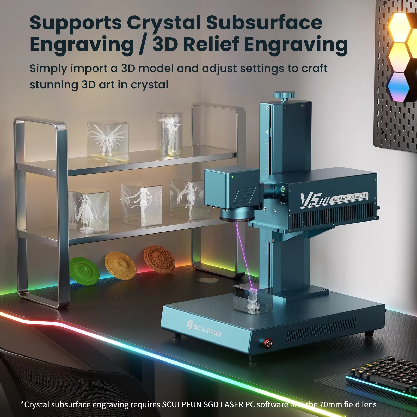 SCULPFUN V5 UV Laser Engraver  - Industrial Grade Laser Engraver recensione e prezzo