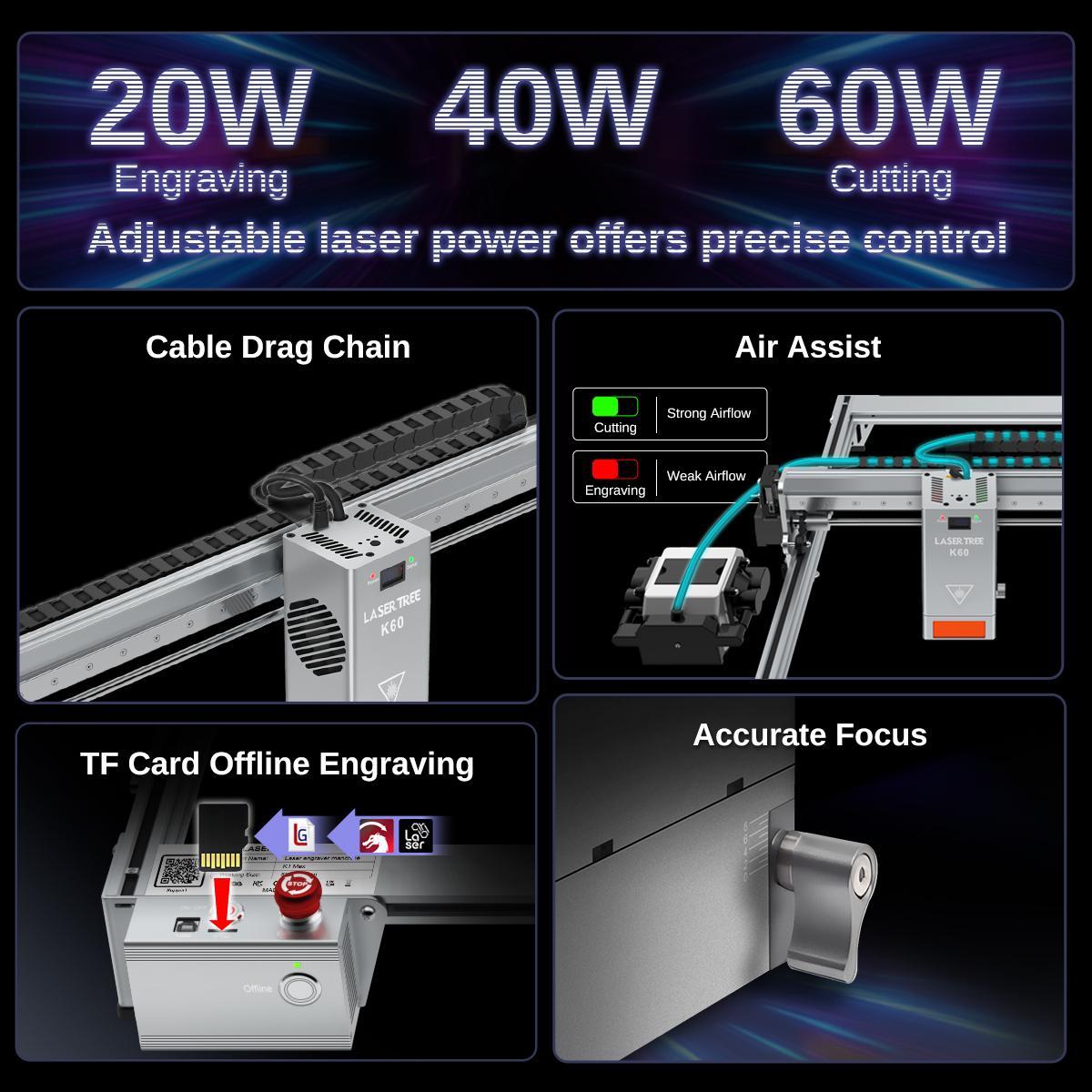 LASER TREE Laser Engraver with - Industrial Laser Blasting recensione e prezzo