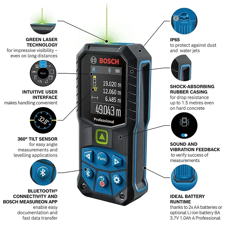 Bosch  GLM 50-27 CG Profession - Industrial Laser Drill recensione e prezzo
