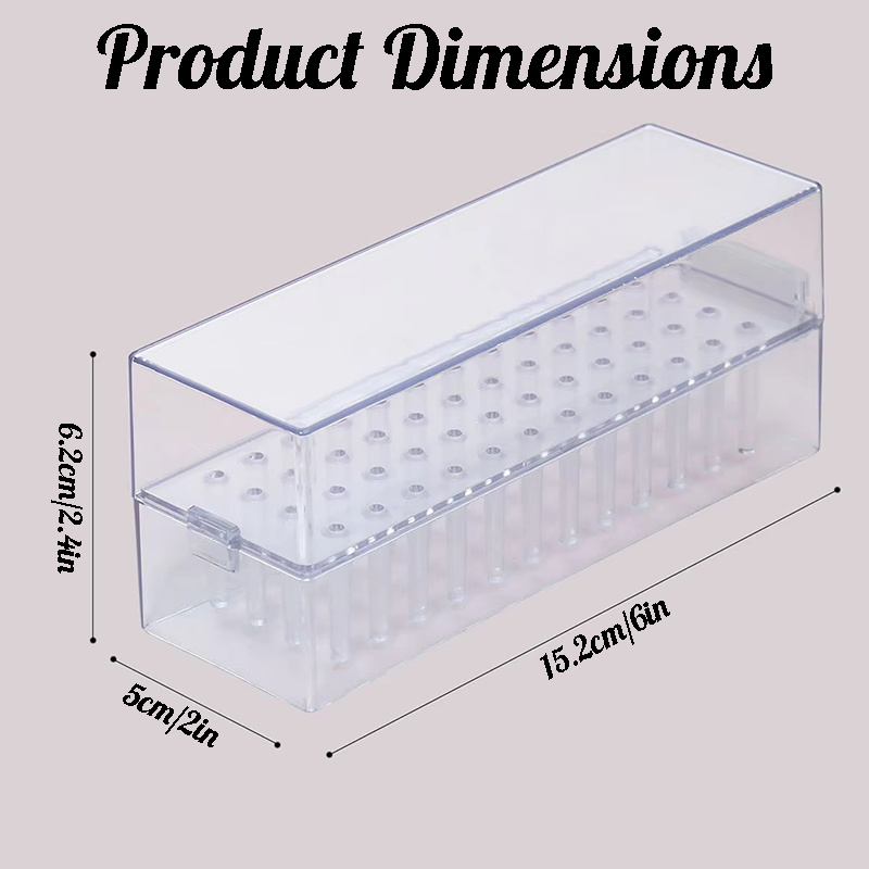 48 Holes Clear Nail Drill Bits - Acrylic Cutting Machine recensione e prezzo