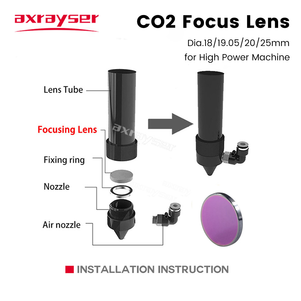 Axrayser CO2 Focus Lens CVD/PV - Industrial Laser Cutter recensione e prezzo