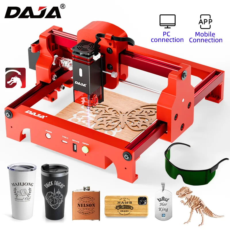 DAJA A7 Laser Engraver 5W Mini - Industrial Laser Cutting Machine recensione e prezzo