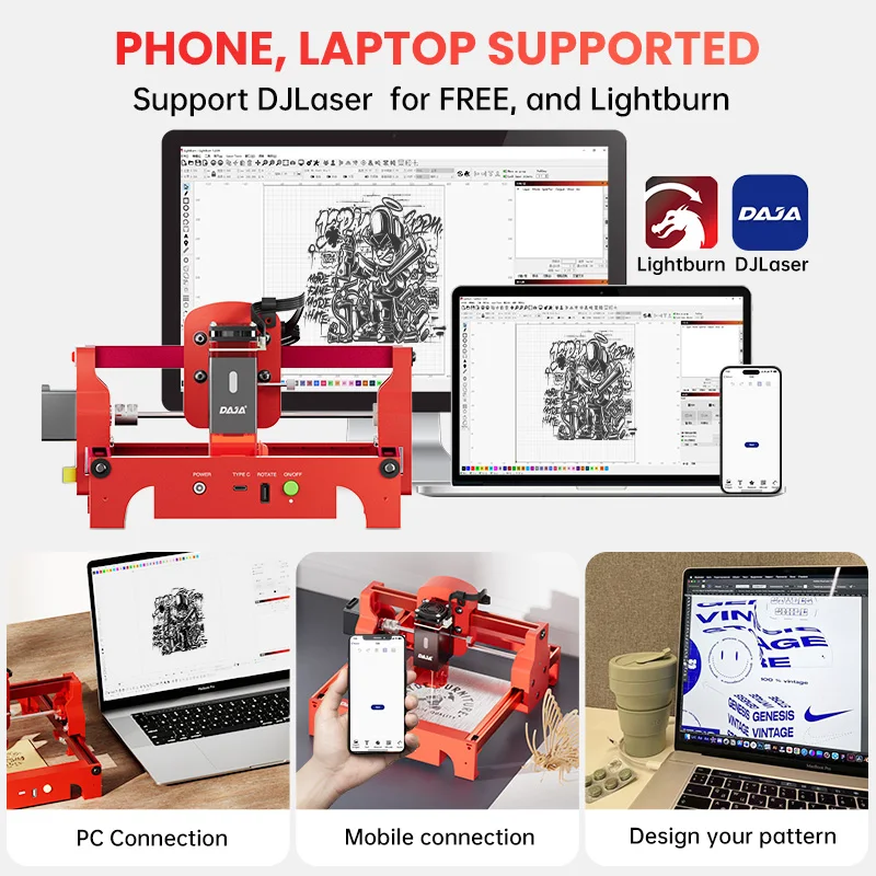 DAJA A7 Laser Engraver 5W Mini - Industrial Laser Cutting Machine recensione e prezzo