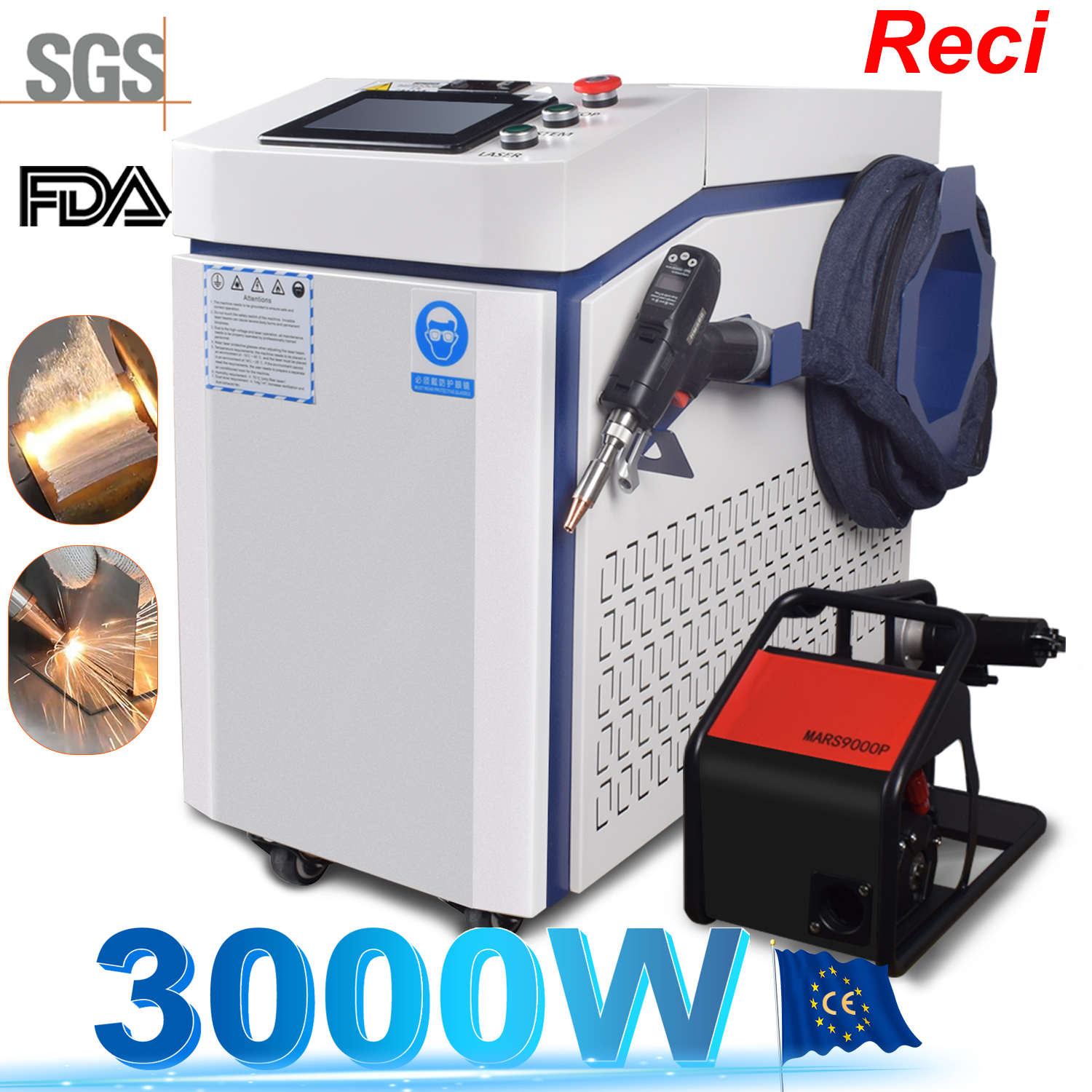 3000W 4 IN 1 Fiber Laser Weldi - Industrial Fiber Laser recensione e prezzo