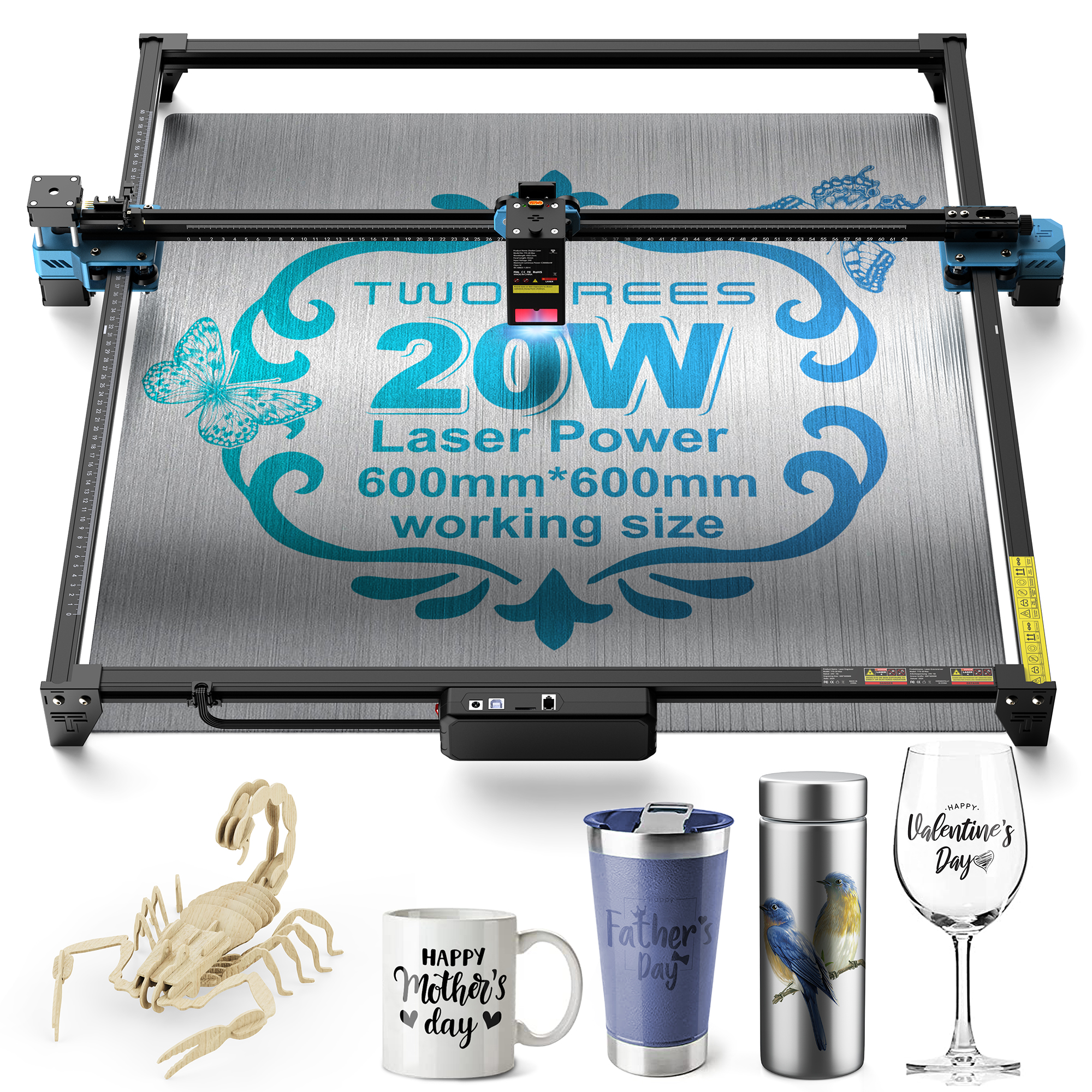 TWOTREES TTS-20 Max 20W Laser  - Industrial Laser Cutting Machine recensione e prezzo