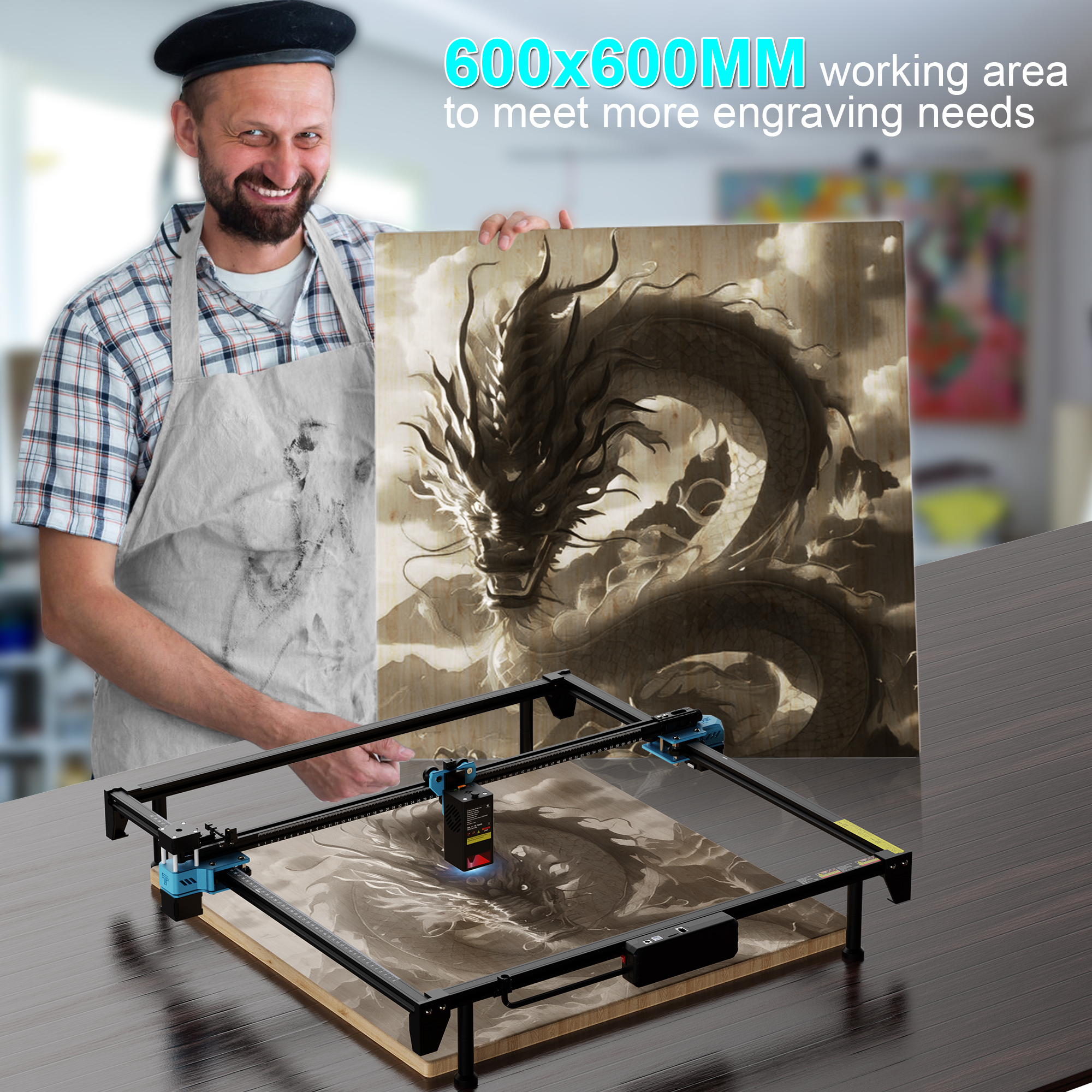 TWOTREES TTS-20 Max 20W Laser  - Industrial Laser Cutting Machine recensione e prezzo
