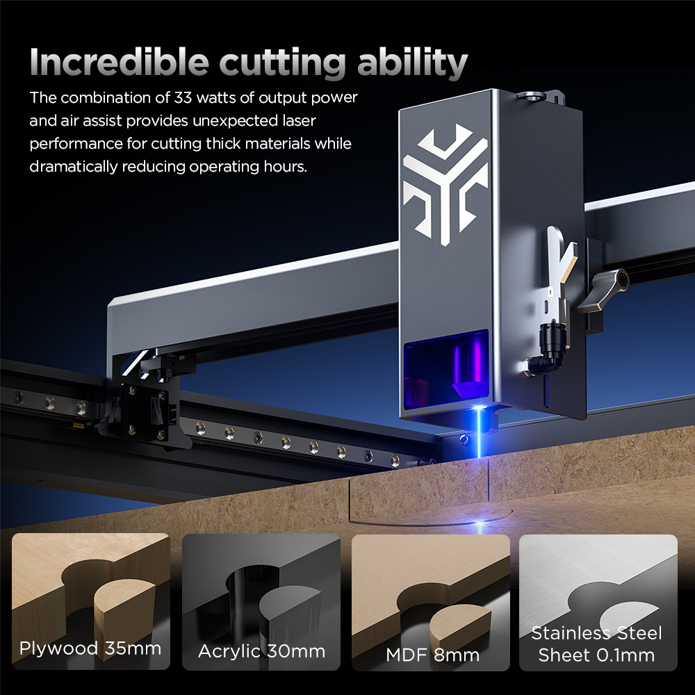 ACMER P2 Laser Engraver 33W 20 - Industrial Laser Cutting Machine recensione e prezzo
