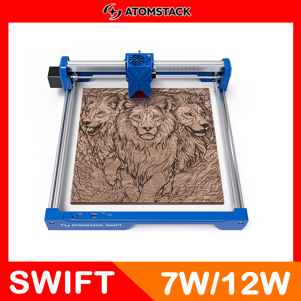 ATOMSTACK Swift 7W Portable La - Acrylic Cutting Machine recensione e prezzo