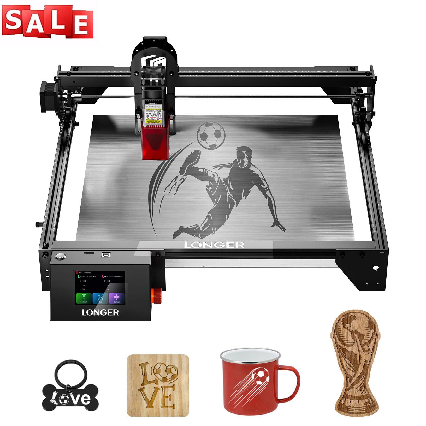 LONGER RAY5 Smart Laser Cutter - Industrial Laser Cutting Machine recensione e prezzo